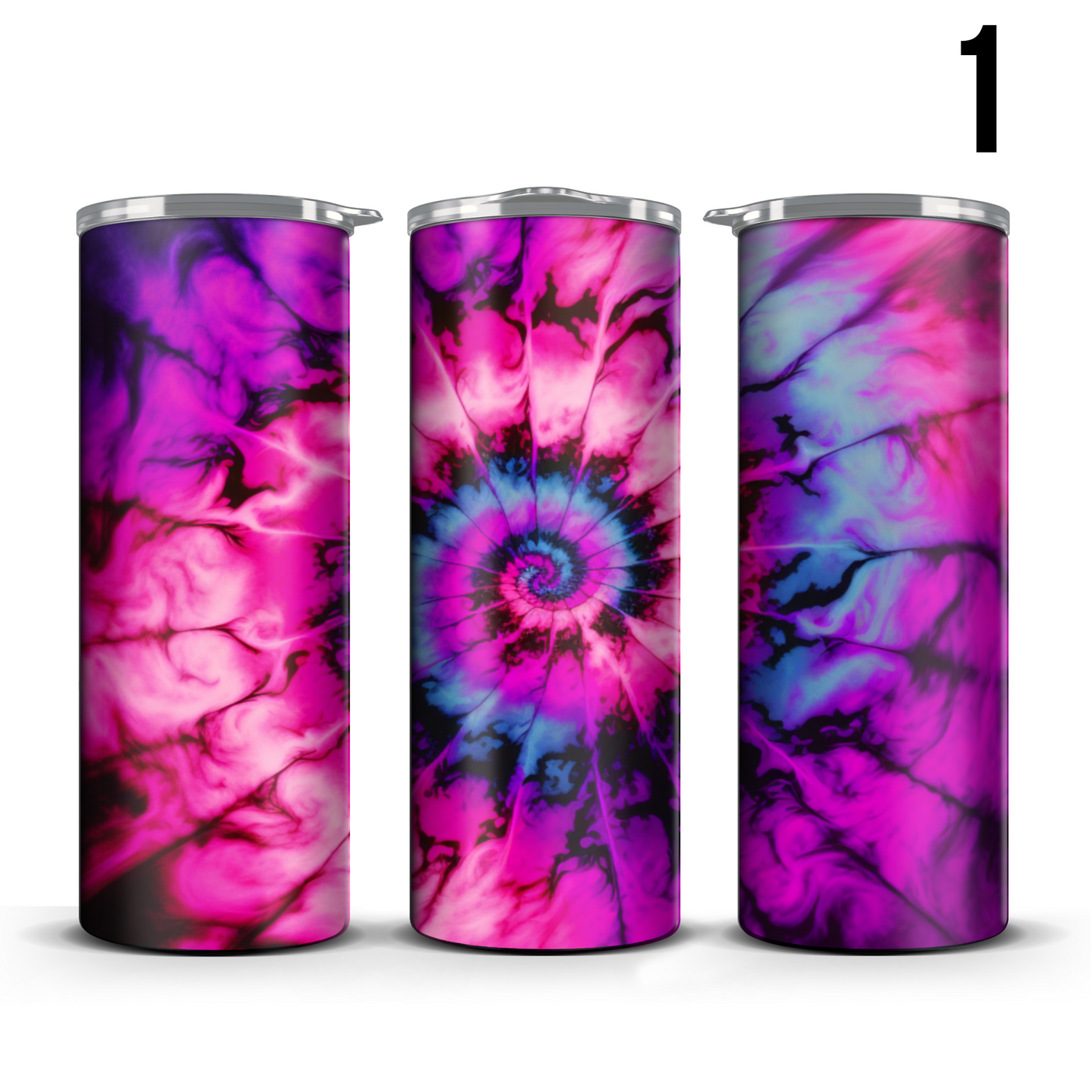 Tye Dye 20oz Tumbler (Pick A Design)