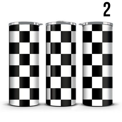 Checker Pattern (Multiple Colors) 20oz Tumbler