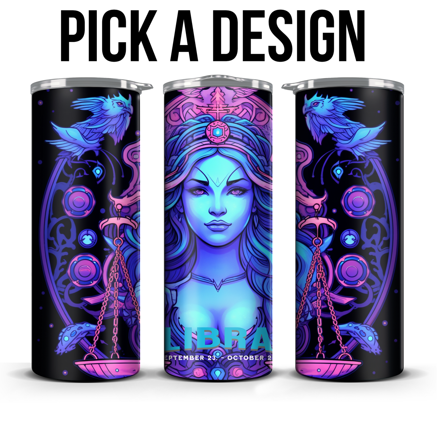 Signs of the Zodiac 20oz Tumbler (Choose your sign)