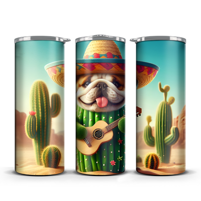 McHi Amigo Cactus Bulldog Tumbler 2024