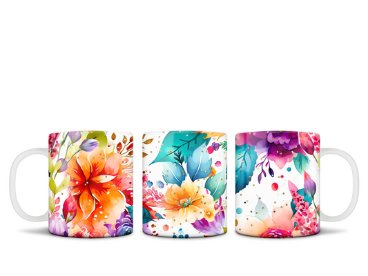 Floral 15oz Coffee Mug