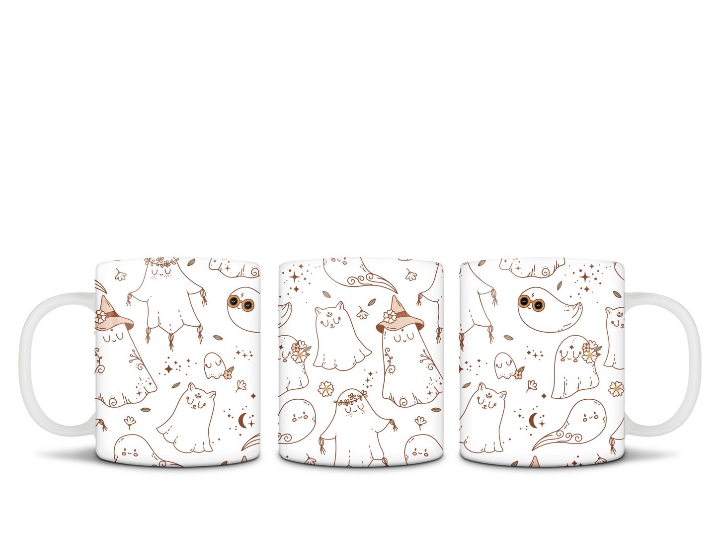 Cute Ghosts II 15 Ounce Coffee Mug