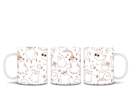 Cute Ghosts II 15 Ounce Coffee Mug