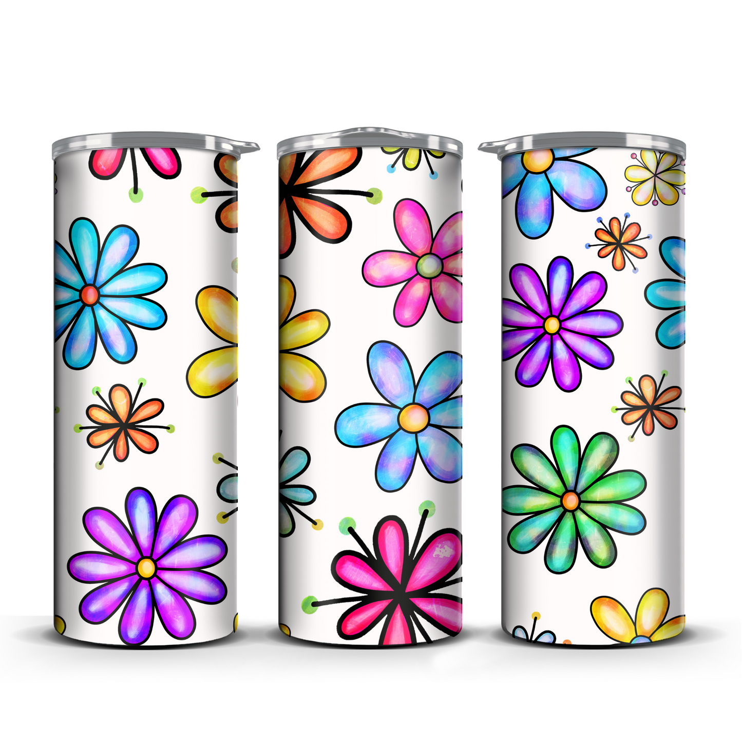 Flower Doodles 20oz Tumbler