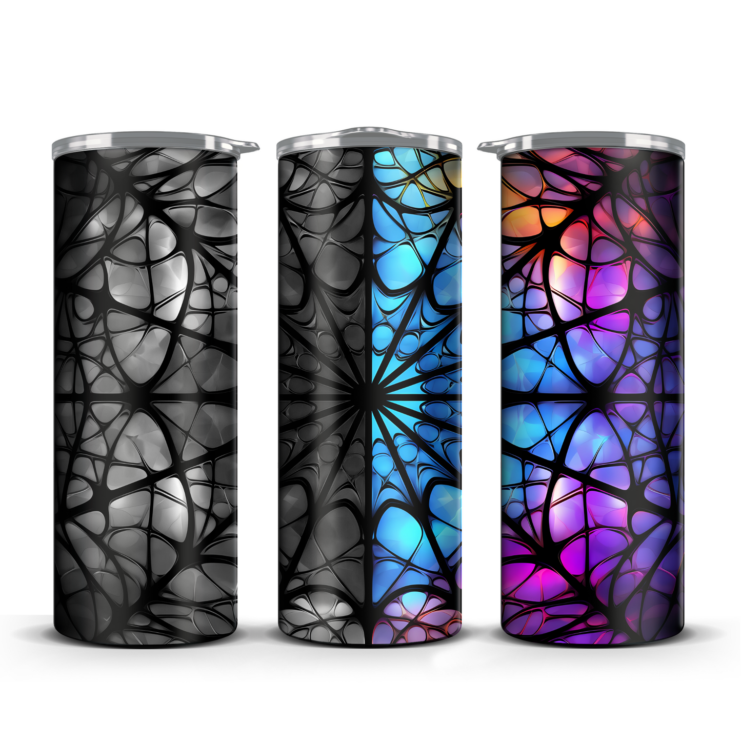 Duo Tone Spider Web 20oz Tumbler